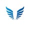 Blue freedom Wings emblem.