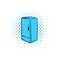 Blue fridge comics icon