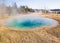 Blue Funnel Spring in Yellowstone National Park