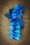 The blue garter for the wedding