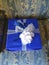 Blue gift box