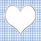 Blue Gingham Torn Background for your message