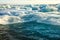 Blue glacier ice, iceberg, Jokulsarlon lagoon, Iceland