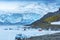 Blue Glaciers Red Kayaks Yankee Harbor Greenwich Island Antarctica