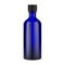 Blue glass medicine bottle. Apothecary container