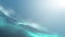 Blue glittering particles flowing like sea waves. Abstract looping 4k animated background.