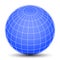 Blue globes - stock