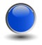 Blue glossy web button