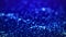 Blue glow particles field computer generated festive holiday blur background