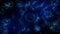 Blue Glowing Particles Waves Loop Abstract Motion Background