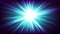 Blue glowing shiny beams abstract video animation