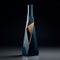 Blue Gold Bottle With Zaha Hadid-inspired Design