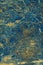 Blue and gold marble texture design for cover book or brochure, poster, wallpaper background or realistic business and design artw