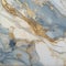 Blue And Gold Marble Tile With Limestone And Gold Accents