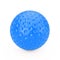 Blue Golf Ball. 3d Rendering