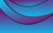 Blue gradient background with tinted curved lines. Purple shades