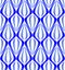 Blue gradient on white tear drop striped shaped lantern pattern seamless repeat background