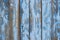 Blue gray paint mottled wooden doors