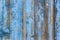 Blue gray paint mottled wooden doors