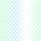 Blue green fish scale seamless pattern with colorful gradient. Fish skin background