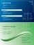 Blue and green vector templates of visit cards - lawyers