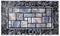 Blue grey / gray Cobblestone Welcome Entry Door Mat