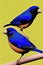 Blue grosbeak Animal. AI Generated.