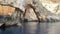 The Blue Grotto : arch and cave, Malta