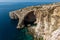 Blue grotto cave in Malta