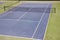 Blue ground tennis court. hard, Plexipave, Rebound Ace, DecoTurf, TeraFlex, AC Play