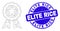 Blue Grunge Elite Rice Seal and Web Mesh Star Seal