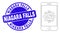 Blue Grunge Niagara Falls Seal and Web Mesh Mobile Banking Service