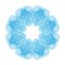 Blue guilloche rosette or spirograph background vector illustration