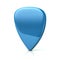 Blue guitar pick