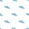 Blue gumshoes seamless pattern. Cartoon image of shoes. Fill for your design. Isolated vector white background.