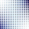 Blue Halftone Dots