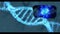 Blue helix background with chroma keys