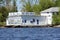 The Blue Heron Giftshop, Kenora, from the water of Lake of the Woods