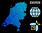 Blue Hexagon Netherlands Map