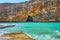 Blue Hole in rock, Dwejra Inland Sea, San Lawrenz, Gozo, Malta