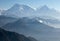 Blue horizons - view of Annapurna Himal