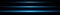 Blue horizontal glare. Laser beams, horizontal beams of light. Beautiful light flashes.