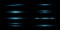 Blue horizontal glare. Laser beams, horizontal beams of light. Beautiful light flashes. Glowing stripes on a dark background.