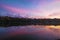 Blue hour on the lake