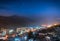 Blue Hour Scene in Dilijan Town of Armenia