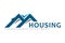 Blue housing logo