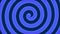 Blue hypnosis spiral loop