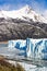 Blue ice formation in Perito Moreno Glacier, Argentino Lake, Patagonia, Argentina