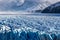 Blue ice formation in Perito Moreno Glacier, Argentino Lake, Patagonia, Argentina