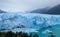 Blue ice glaciar in Patagonia